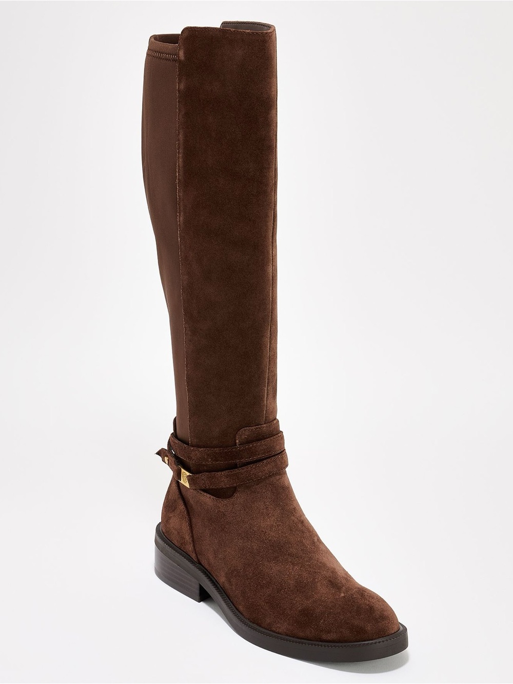 Vince Camuto 8 Medium Calf Brown Suede Tall Boot Amabel MSRP $182.00 Retail New